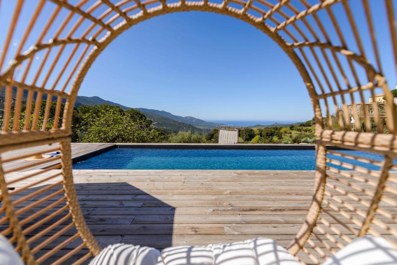 Terre De Maquis, Maison D'Hotes Vue Mer Corse Sari-D'orcino Luaran gambar