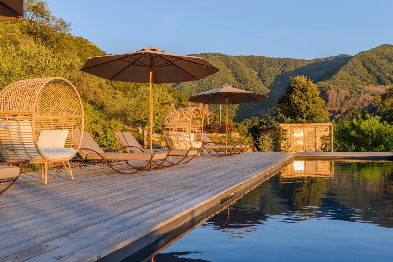 Terre De Maquis, Maison D'Hotes Vue Mer Corse Sari-D'orcino Luaran gambar