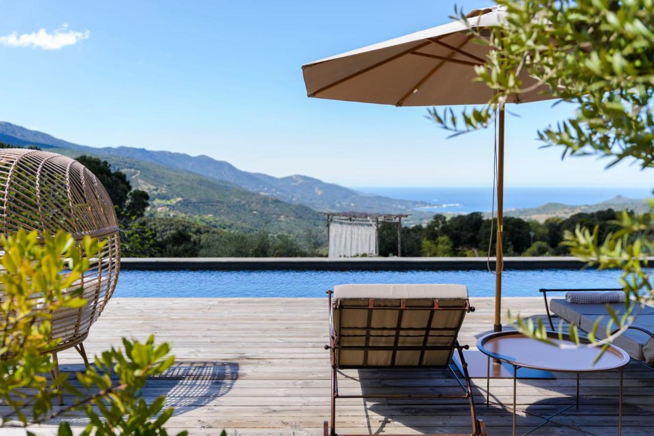 Terre De Maquis, Maison D'Hotes Vue Mer Corse Sari-D'orcino Luaran gambar