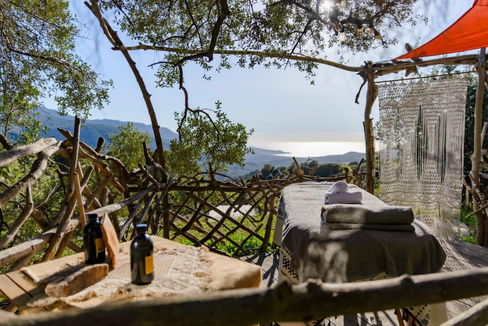 Terre De Maquis, Maison D'Hotes Vue Mer Corse Sari-D'orcino Luaran gambar