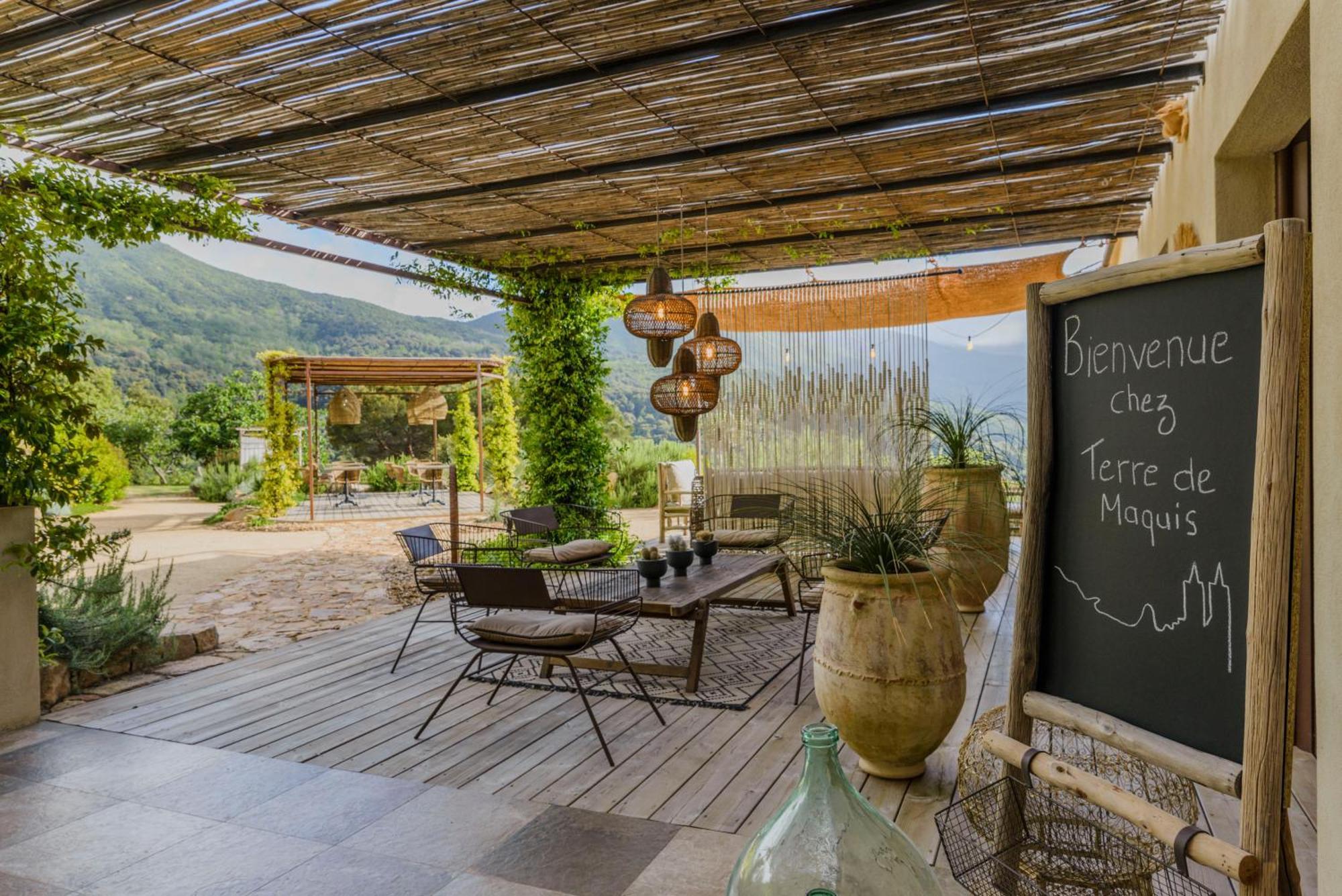 Terre De Maquis, Maison D'Hotes Vue Mer Corse Sari-D'orcino Luaran gambar