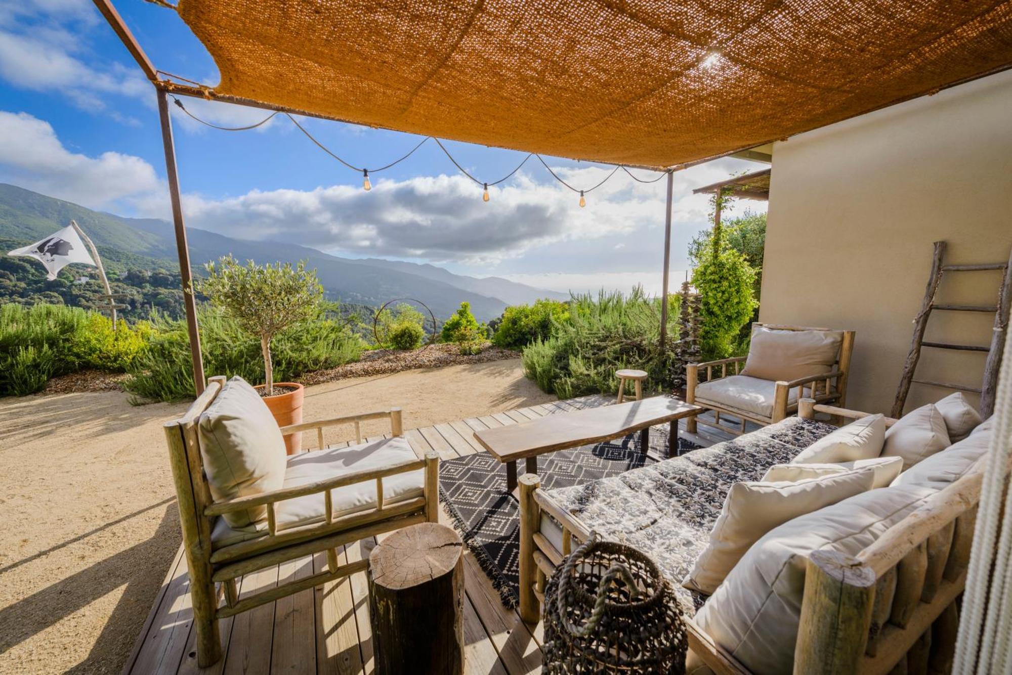 Terre De Maquis, Maison D'Hotes Vue Mer Corse Sari-D'orcino Luaran gambar